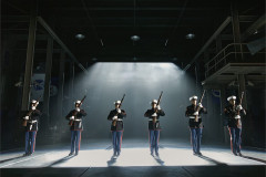 The company of A Few Good Men. Photo by Emilio Madrid