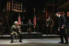 Bradley Whitford and Tom Blyth in A Few Good Men at the Vivian Beaumont Theater. Photo by Emilio Madrid