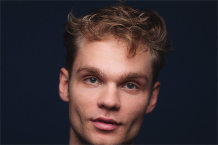 Lucas Iverson, who joins the company of A Ghost in Your Ear at Audible’s Minetta Lane Theatre
