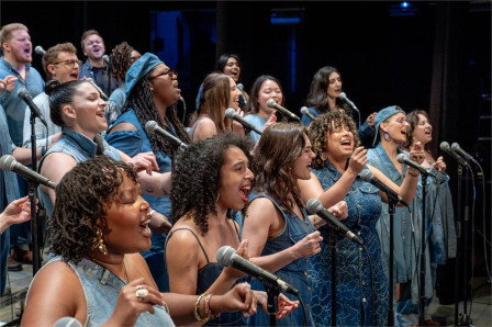 The New York Vocal Collective in performance