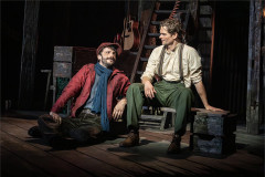 Morgan Morse and Andrew Durand in The Curious Case of Benjamin Button at The Public Theater. Photo by Joan Marcus