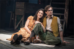 Kelsee Kimmel and Andrew Durand in The Curious Case of Benjamin Button at The Public Theater. Photo by Joan Marcus