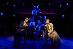 Bobby Conte, Cathryn Wake and the cast of Copperfield! The New Musical at The Duke on 42nd Street. Photo by Jeremy Daniel