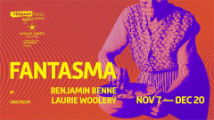 Key art for Fantasma by Benjamin Benne, presented by Primary Stages and the Lucille Lortel Theatre at 59E59 Theaters