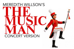 Key art for the National Asian Artists Project concert of The Music Man