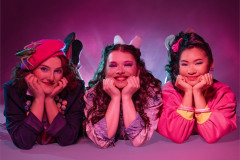 Caroline O’Neil, Paige Schmella and Jaqueline Trinh-Juarez in a portrait for Girls Just Want To Have Fun. Photo by Evan Zimmerman for MurphyMade