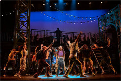 The company of In the Heights in a dance number. Photo by Valerie Terranova