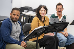 Gilbert L. Bailey II, Bridget Beirne and Nick Cearley. Photo by Russ Rowland
