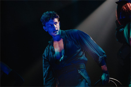 Cory Jeacoma as Leon in Memoirs of Amorous Gentlemen at The Night Egg at the Culture Club. Photo by Andy Henderson