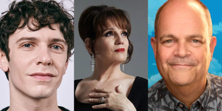 Ben Levi Ross, Beth Leavel and Brad Oscar. Beth Leavel photo by Drift Studio NYC