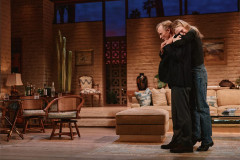 Ed Harris and Lily Rabe in Other Desert Cities on Broadway. Photo by Emilio Madrid