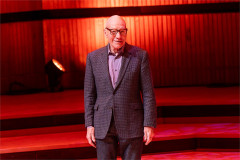 Sir Patrick Stewart onstage at the Royal Festival Hall, London, in October 2023. Photo: Raph_PH, CC BY 2.0, via Wikimedia Commons
