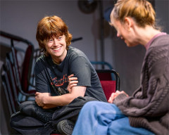 Susannah Perkins and Susannah Flood in Pre-Existing Condition. Photo by Austin Ruffer
