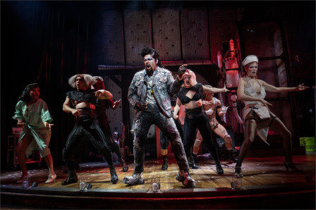 The company of Richard O’Brien’s The Rocky Horror Show at Studio 54 on Broadway. Photo by Joan Marcus