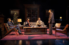 Elizabeth Gillies and the company of Rope at the Theater at St. Clement’s. Photo by Monique Carboni