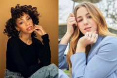 Christiani Pitts and Chloe Lukasiak, who host SIX Spirit Week events on Broadway