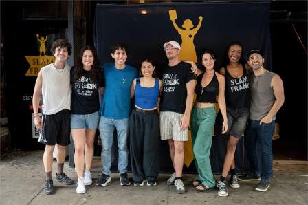 The Orpheum Theatre company of Slam Frank. Photo by Shawn Salley