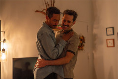 Kyle Beltran and Adam Chanler-Berat in Slanted Floors. Photo by HanJie Chow