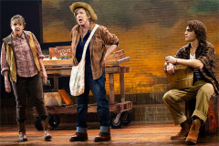 Annie Golden, Kathy Fitzgerald and Dillon Klena in Small Town: A John Mellencamp Musical at Ogunquit Playhouse. Photo by Nile Scott Studios