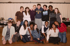 The company of Spring Awakening at the first rehearsal. Photo by Michaelah Reynolds