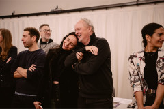 Director Danya Taymor and lighting designer Brian MacDevitt at the Spring Awakening first rehearsal. Photo by Michaelah Reynolds