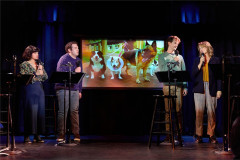 Gizel Jiménez, Jordan Matthew Brown, A.J. Shively and Angela Reed in The Dog Show. Photo by Jeremy Daniel