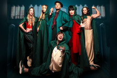 The cast of Traitorz: The Unauthorized Musical Parody. Photo by Austin Ruffer