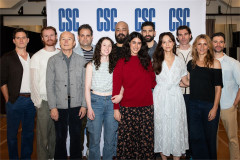 Director Steven Pasquale (far left) with the company of Clifford Odets’ Waiting for Lefty and choreographer Susan Misner at Classic Stage Company. Photo by Allison Stock