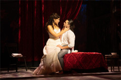 Solea Pfeiffer and Bradley Jaden in Wanted. Photo by Julieta Cervantes