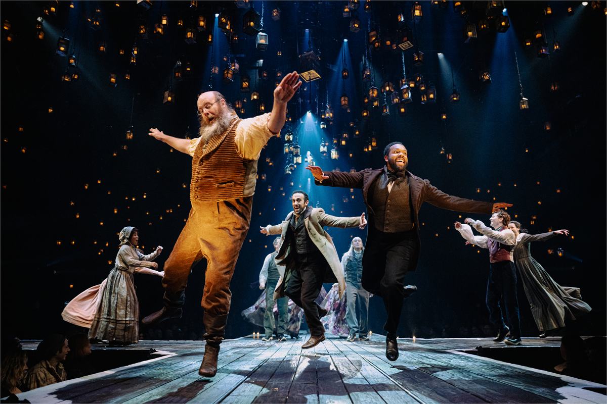 The company of A Christmas Carol at the Perelman Performing Arts Center. Photo by Andy Henderson