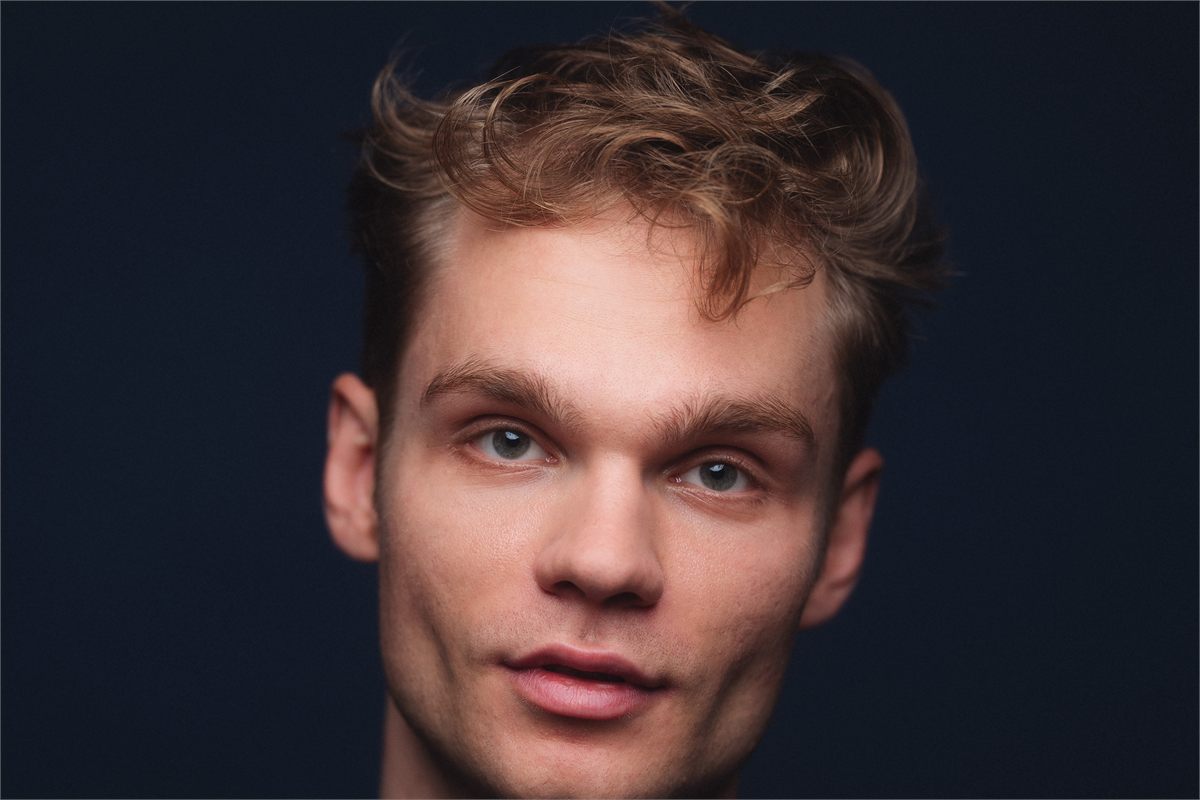 Lucas Iverson, who joins the company of A Ghost in Your Ear at Audible’s Minetta Lane Theatre