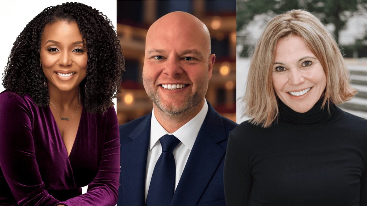 Rhavynn Drummer, Tyler Ennis and Amanda Watkins, the Alliance Theatre's new leadership appointments