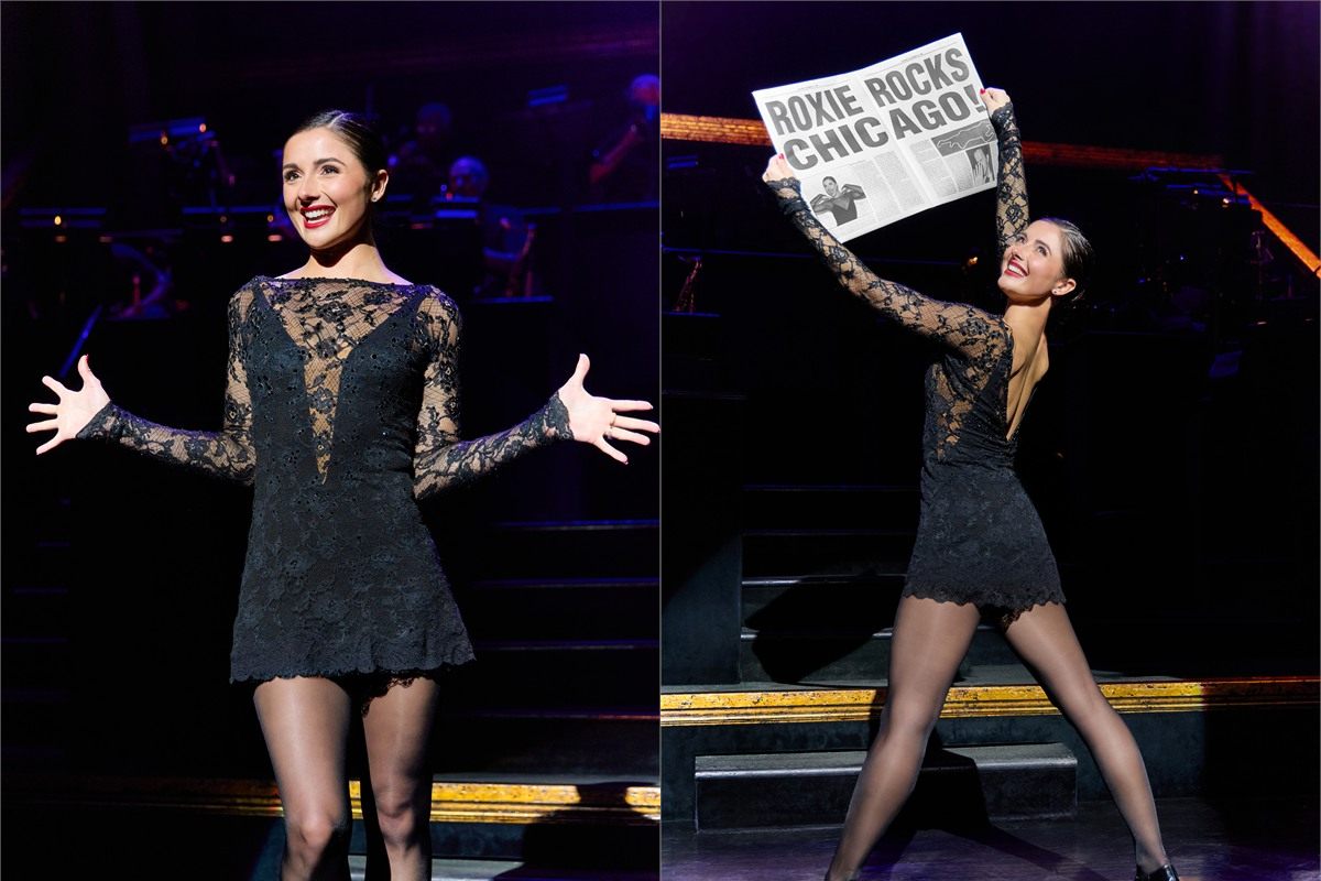 Reece Weaver as Roxie Hart in Chicago on Broadway. Photo by Jeremy Daniel