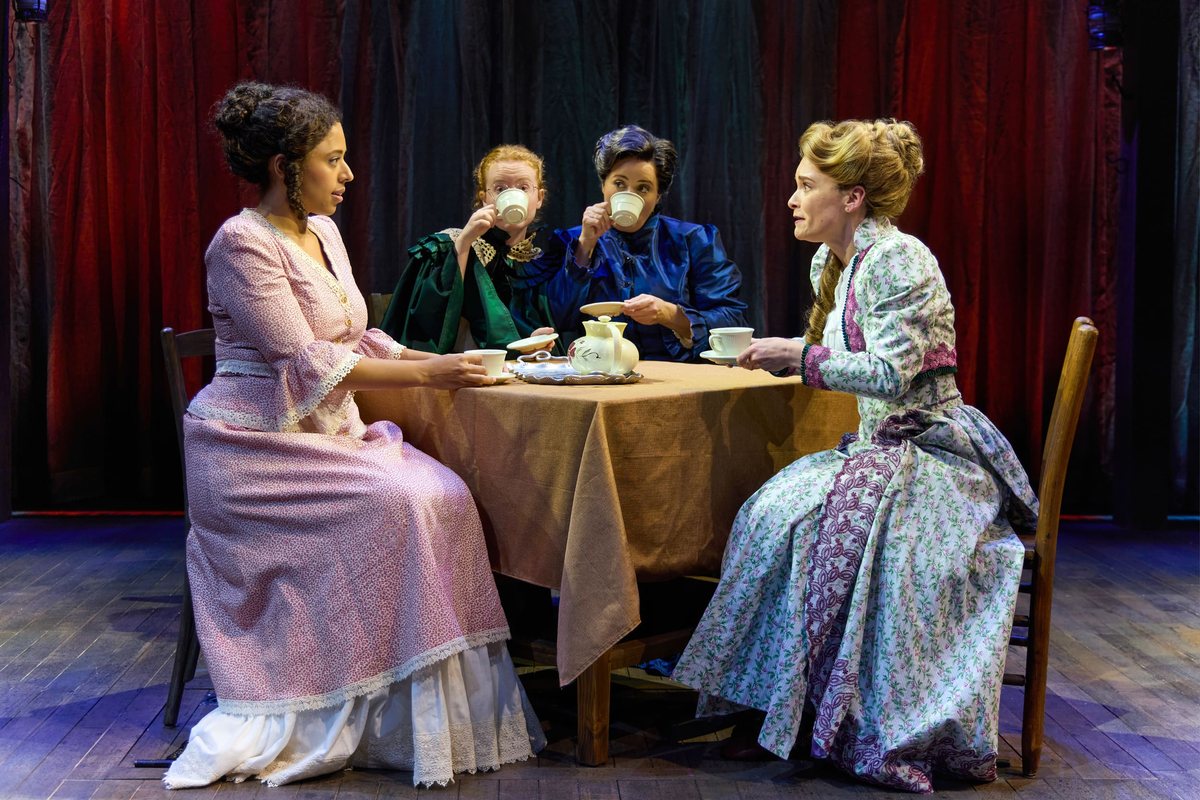 Tatiana Wechsler, Nancy O’Connor, Amelia Cormack and Cathryn Wake in Copperfield! The New Musical. Photo by Jeremy Daniel
