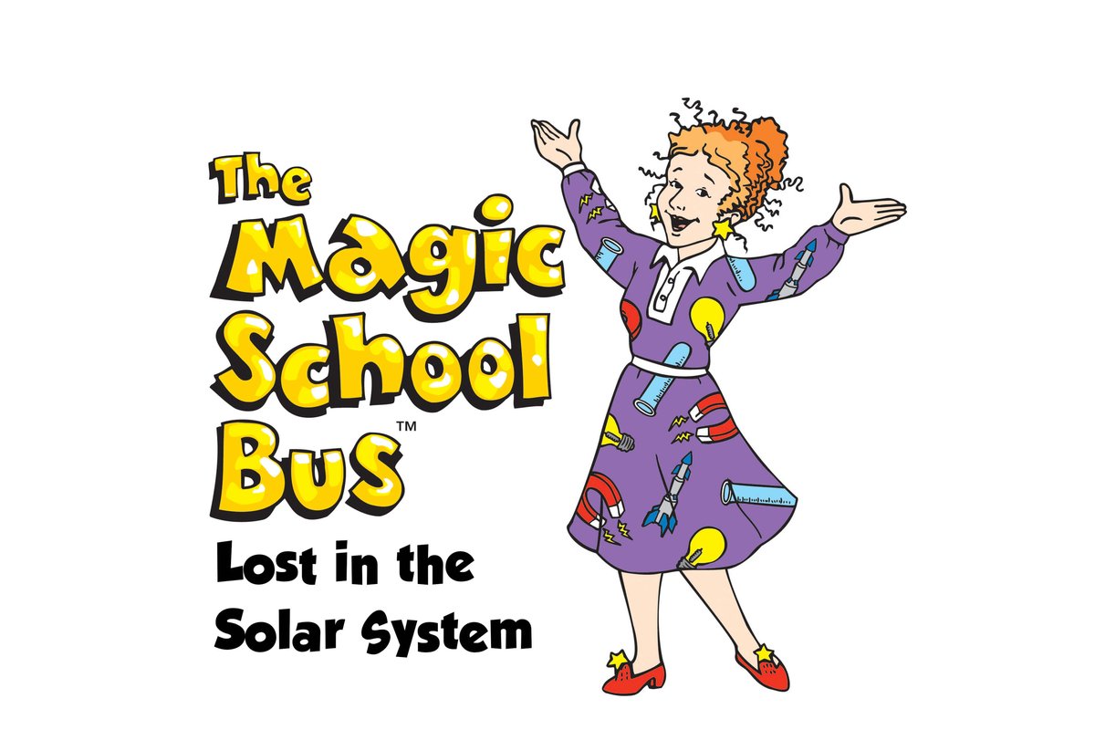 Key art for The Magic School Bus: Lost in the Solar System, part of the TheaterWorksUSA 60th anniversary season