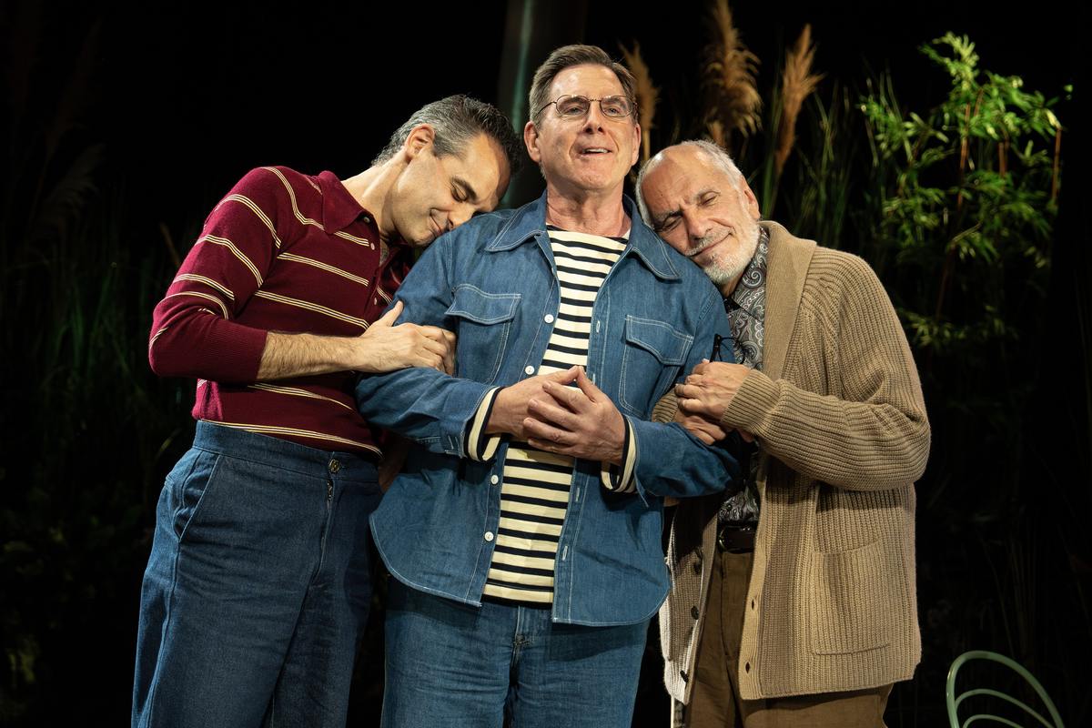 Jonathan Raviv, Tim Bagley and Michael Cristofer in Good Time Charlie at The Public Theater