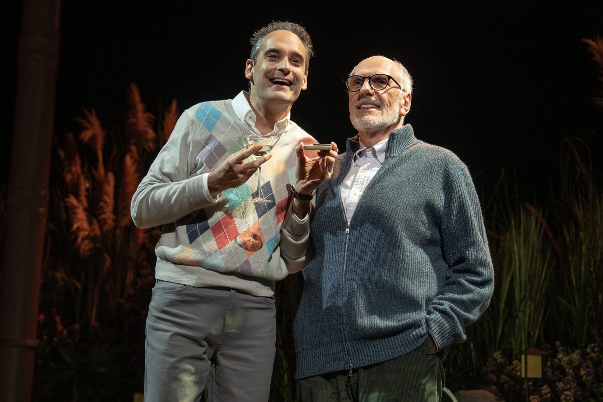 Jonathan Raviv and Michael Cristofer in Good Time Charlie at The Public Theater