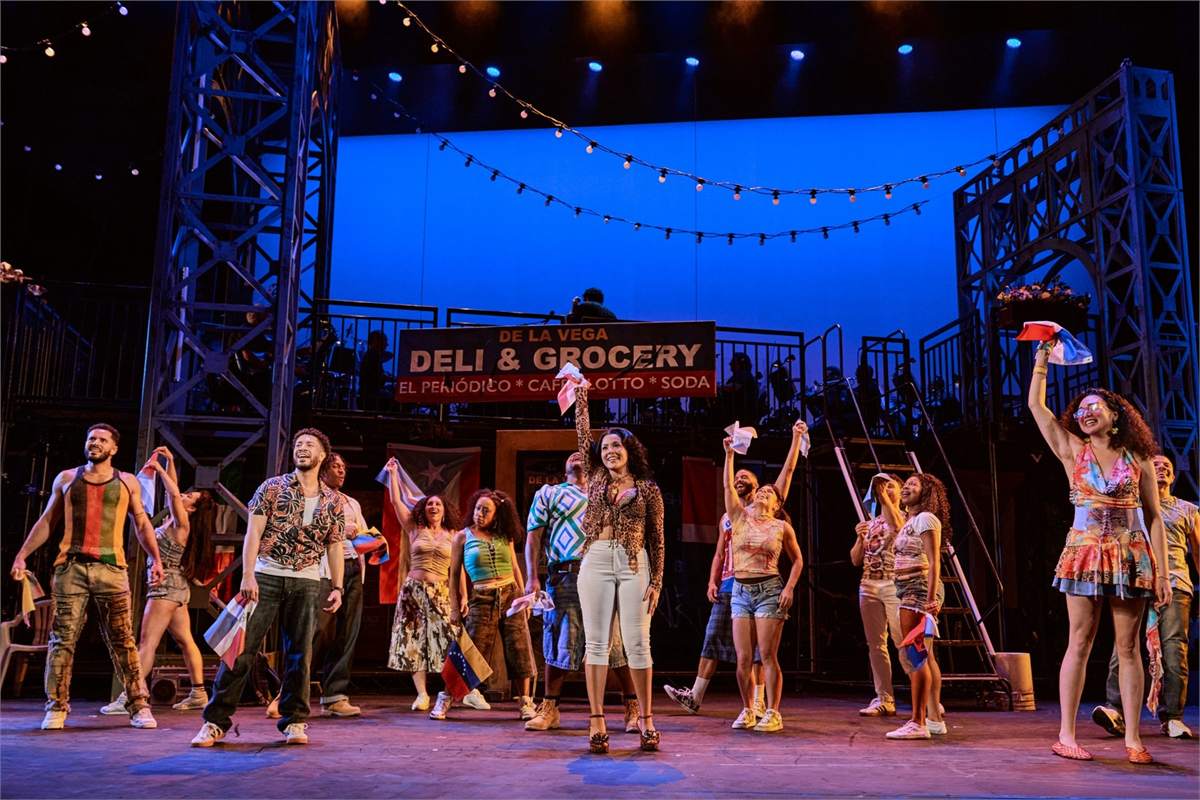 The company of In the Heights at New York City Center. Photo by Valerie Terranova