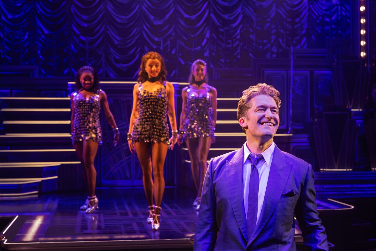 Matthew Morrison and the cast of Just in Time. Photo by Matthew Murphy