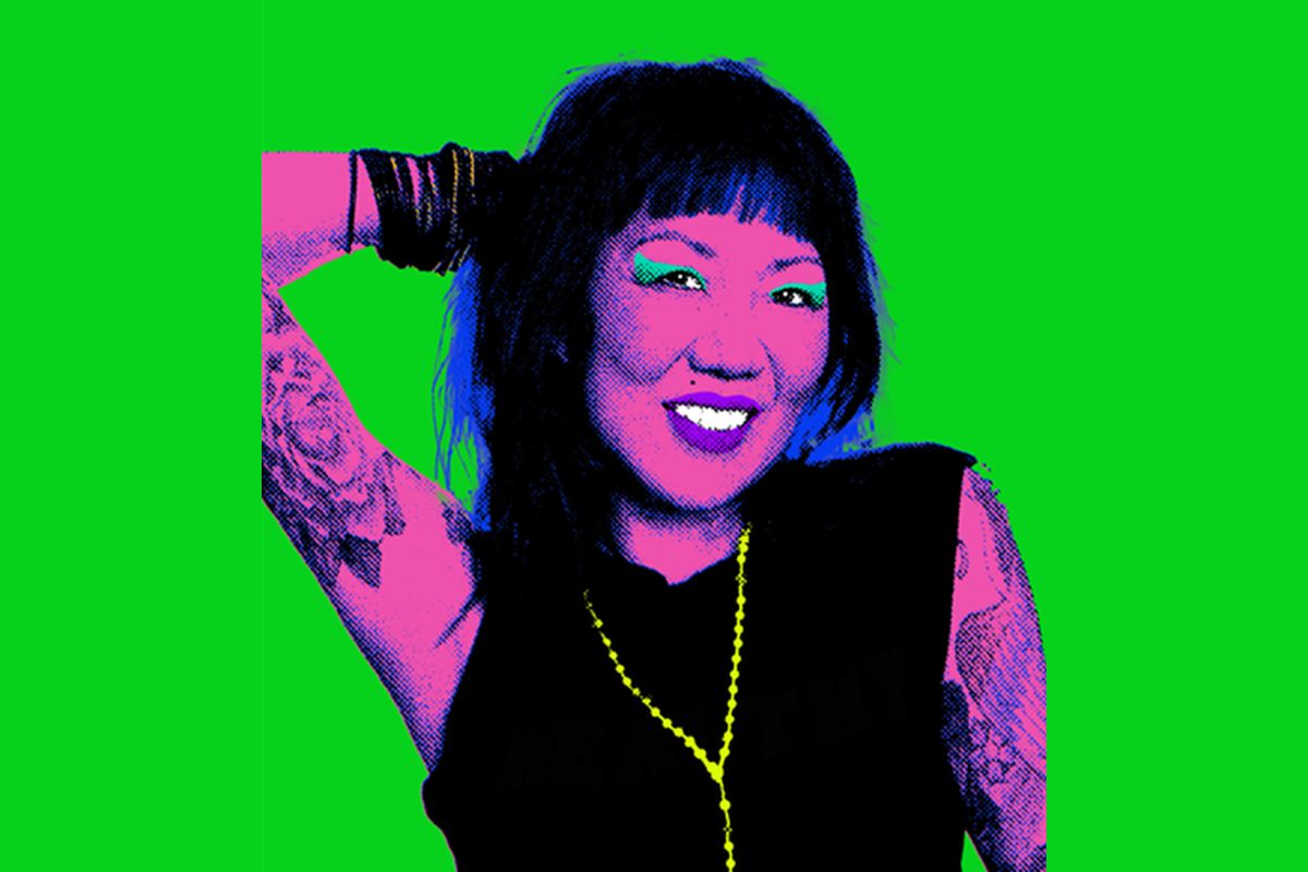 Margaret Cho in artwork for The Rocky Horror Show on Broadway