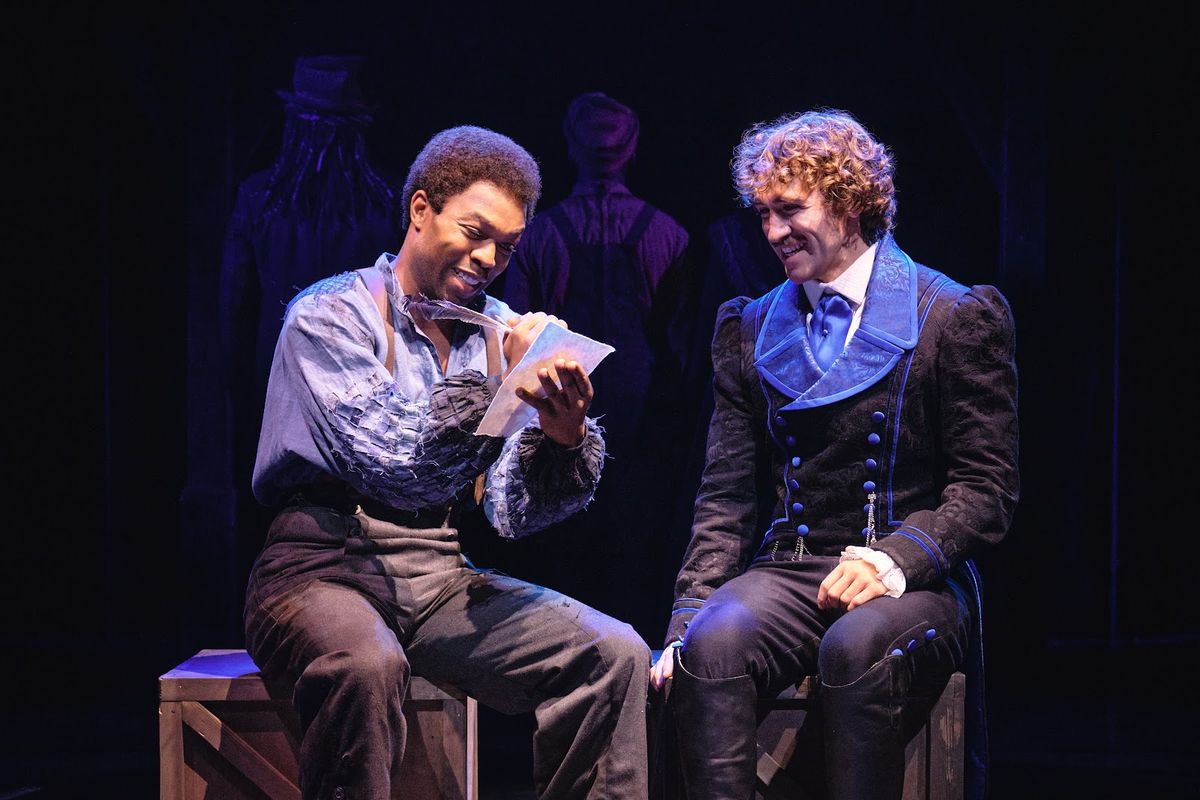 Todrick Hall and Jeremy Beloate in Midnight at the Daryl Roth Theatre. Photo by Valerie Terranova