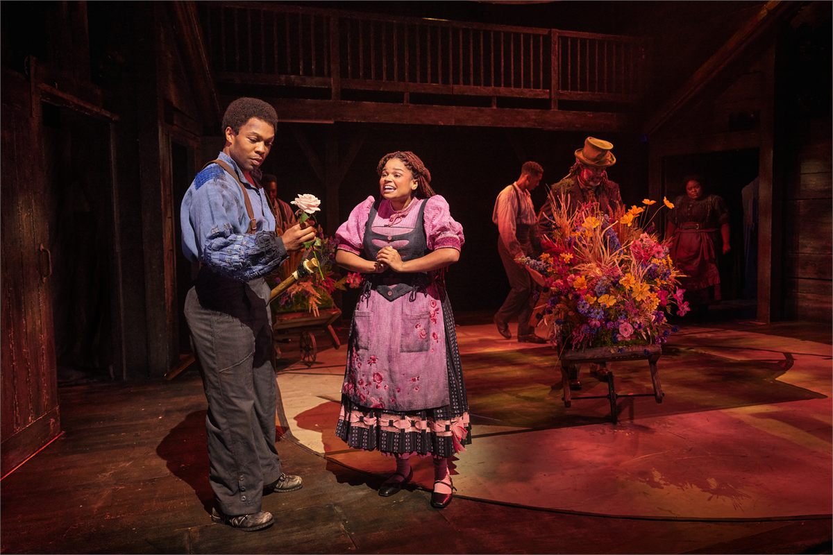 Todrick Hall, Charlotte Odusanya and the company of MIDNIGHT at the Daryl Roth Theatre. Photo by Valerie Terranova