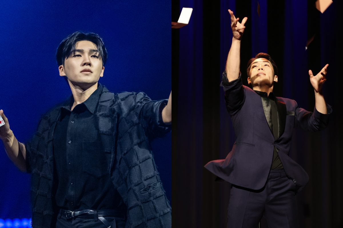 Eden Choi (left) and Yollin Lee, special guests in Now You See Me Live on Broadway. Photos by Johan Persson and Brendan Rodrigues
