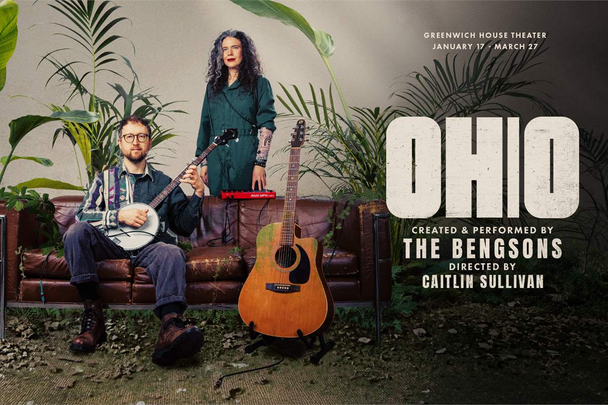 Key art for Ohio, created and performed by The Bengsons, at Greenwich House Theater