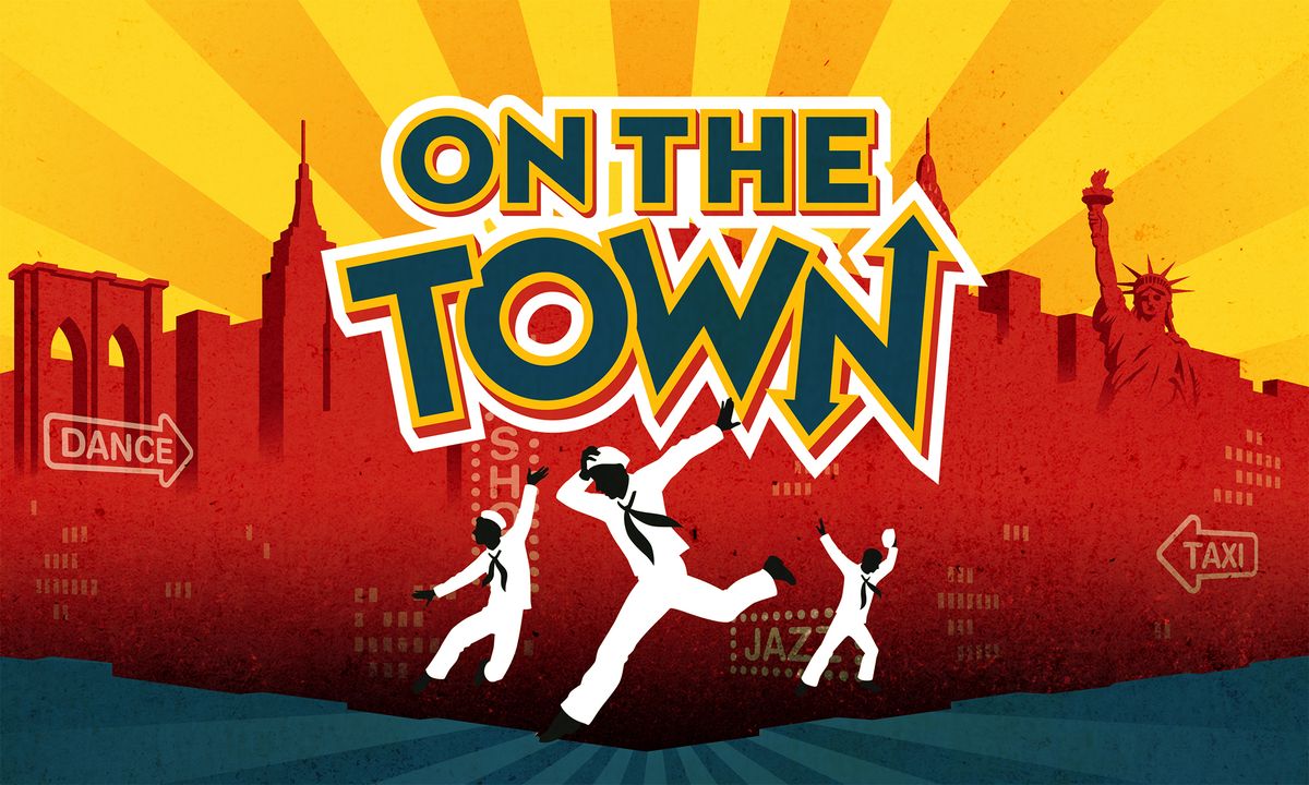 On the Town in Concert key art for Orchestra of St. Luke's at Carnegie Hall
