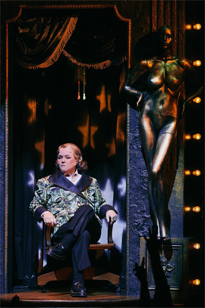 Rosie O'Donnell as the Narrator in The Rocky Horror Show at Studio 54. Photo by Jenny Anderson Rosie O'Donnell as the Narrator in The Rocky Horror Show at Studio 54. Photo by Jenny Anderson