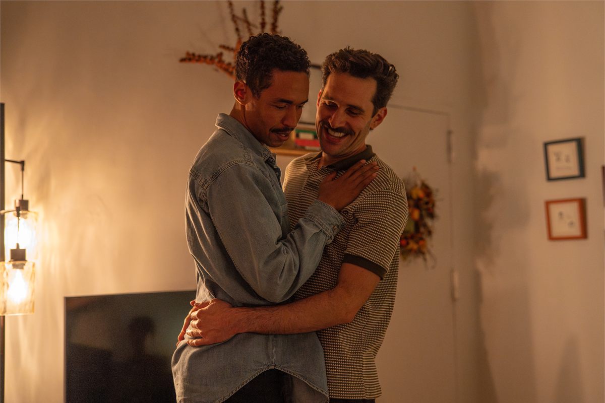 Kyle Beltran and Adam Chanler-Berat in Slanted Floors. Photo by HanJie Chow