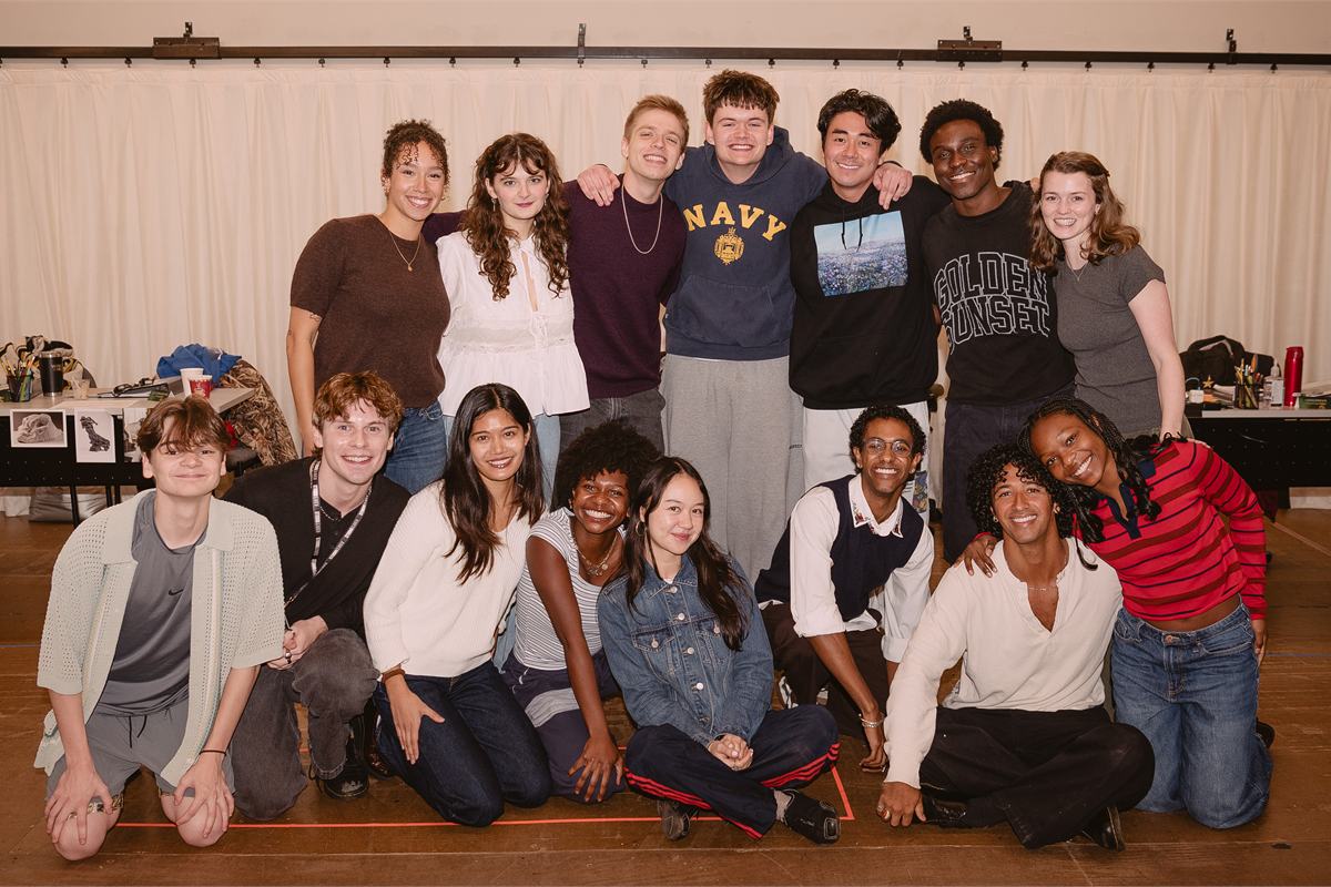 The company of Spring Awakening at the first rehearsal. Photo by Michaelah Reynolds