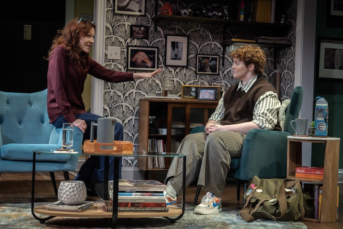 Marilu Henner and Shannon Purser in The Ask at Theater 555. Photo by Joan Marcus