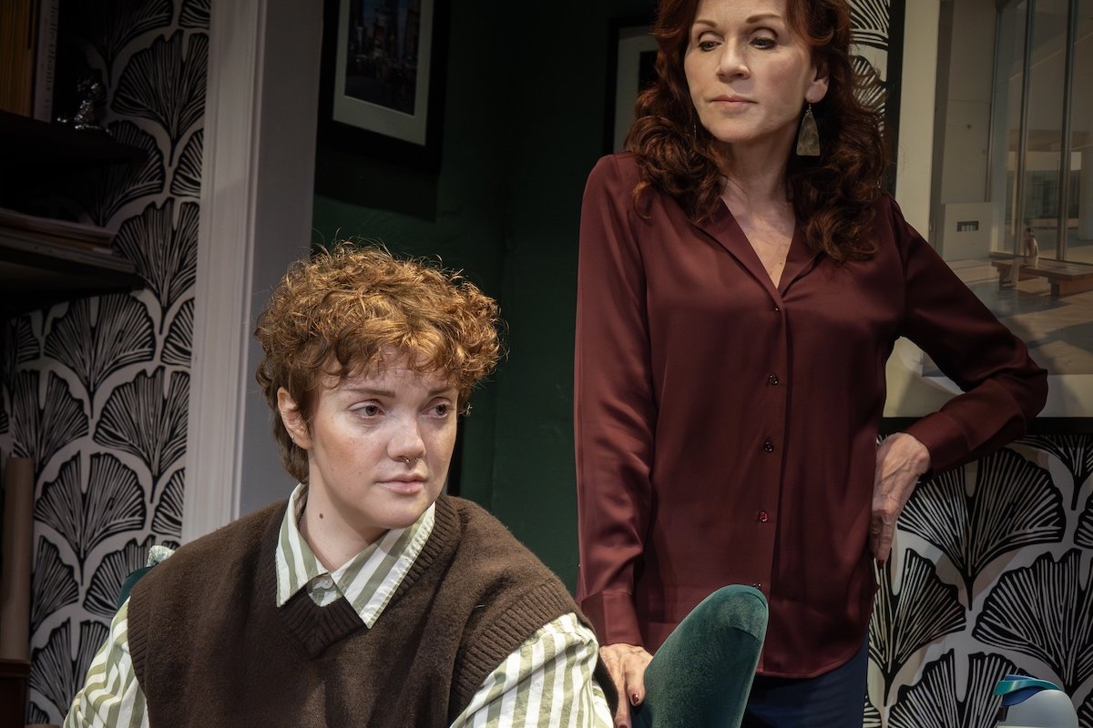 Shannon Purser and Marilu Henner in The Ask at Theater 555. Photo by Joan Marcus